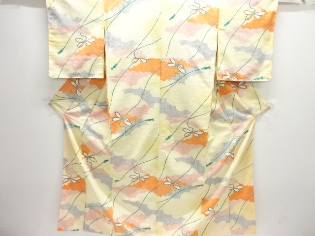 組紐模様小紋着物